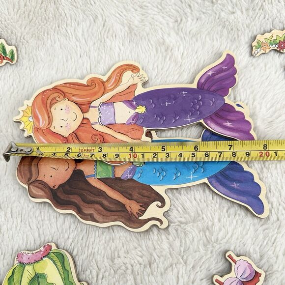 Shure Magnetic Dress Up Mermaids Mix N Match Outfits Dress Up Play Toy - Picture 8 of 8